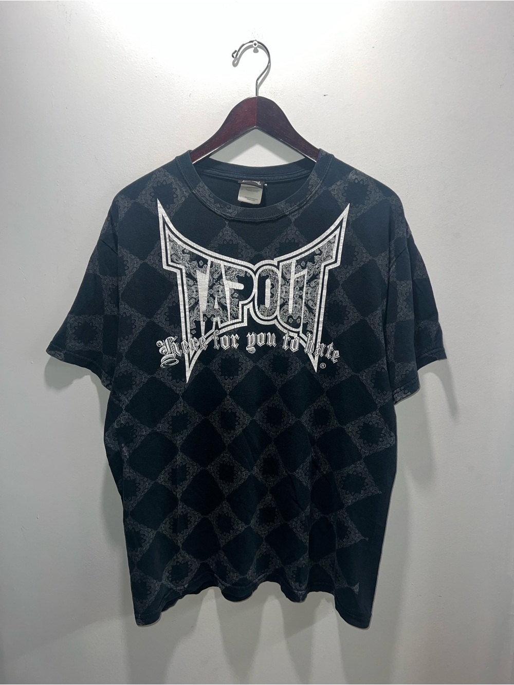 👕🌶 Y2K Tapout MMA "Here For You To Hate" T-Shirt